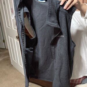 Columbia Charcoal Fleece Vest